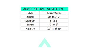 ARYSE Hyperknit Wrist Sleeve- Silver